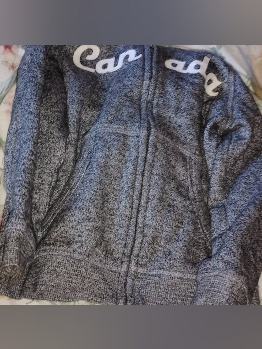 Toddler Heather Grey Full-Zip Sweater Jacket